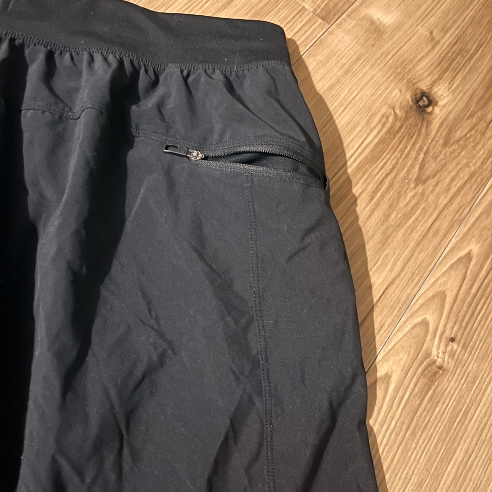 Black Lululemon men’s  Shorts with Zipper Pocket size Large